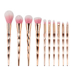 Unicorn Rose Gold Makeup Brushes Set