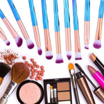 Unicorn Rainbow Makeup Brushes Set