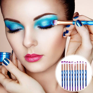 Unicorn Rainbow Makeup Brushes Set
