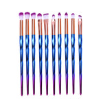 Unicorn Rainbow Makeup Brushes Set