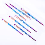 Unicorn Rainbow Makeup Brushes Set