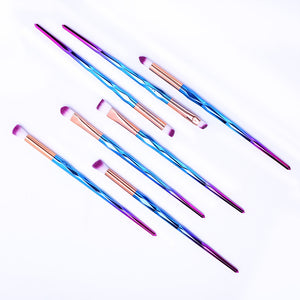 Unicorn Rainbow Makeup Brushes Set