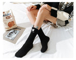Soft Fluffy Cute Monsters Socks #4