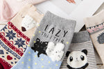 Cute Animals and a Panda socks (5 Pairs)