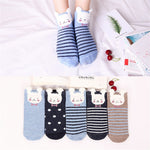 Cute Bunny Animal Kids Cotton Socks (5 pairs)