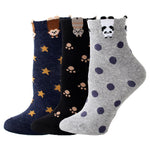 Kawaii Animal Hanging Socks Set 2  (3 pairs)