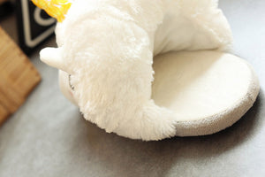 Winter Warm Slippers Plush unicorn Slippers