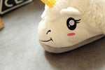 Winter Warm Slippers Plush unicorn Slippers