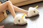Winter Warm Slippers Plush unicorn Slippers