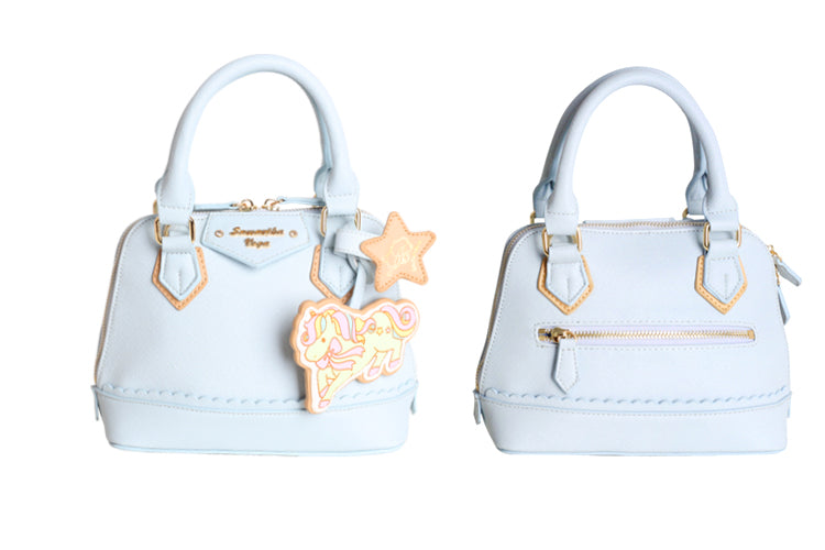 Unicorn Cute Baby Blue Hand Bag