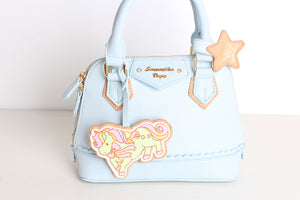 Unicorn Cute Baby Blue Hand Bag