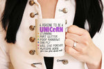 Unicorn Rainbow Pooping Mug