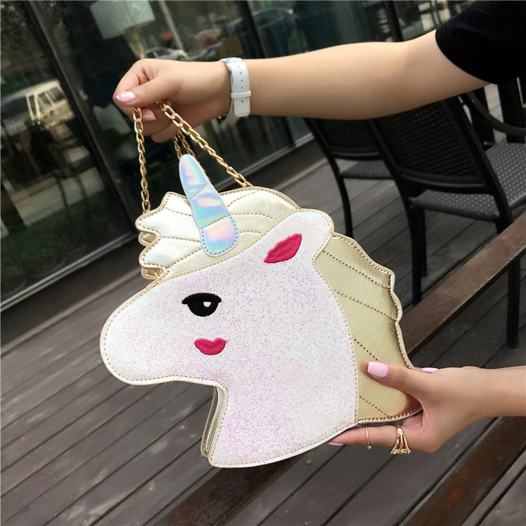 Unicorn Diamond Rainbow Fashion Handbags