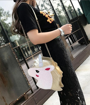Unicorn Diamond Rainbow Fashion Handbags