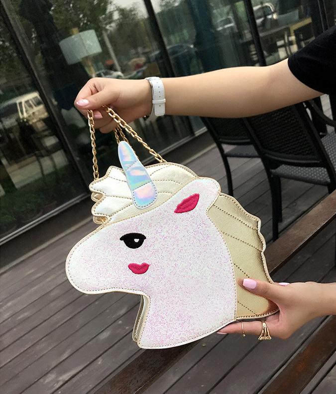 Unicorn Diamond Rainbow Fashion Handbags