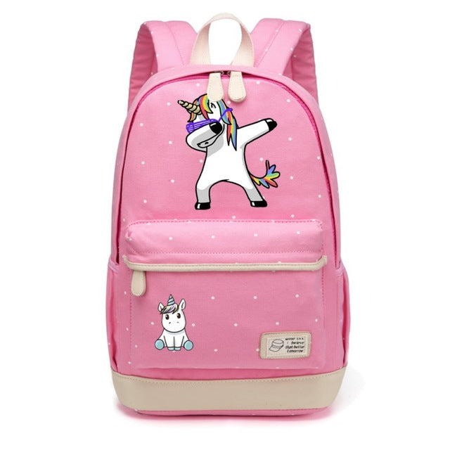 Kawaii Unicorn Pink Backpack