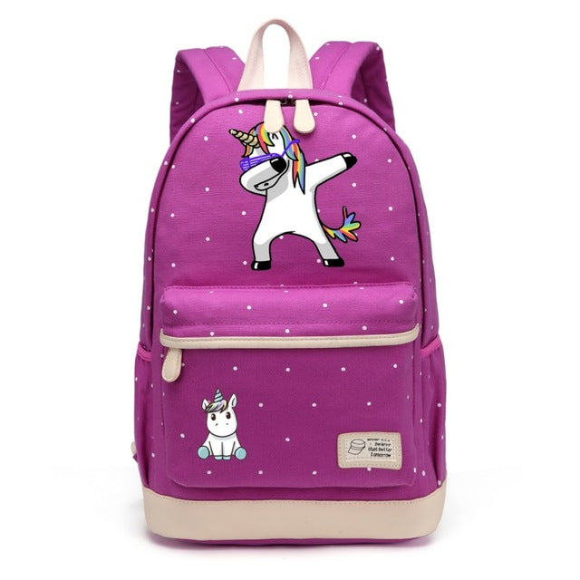 Kawaii Unicorn Pink Backpack