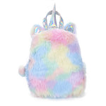 Unicorn Plush Rainbow Backpack
