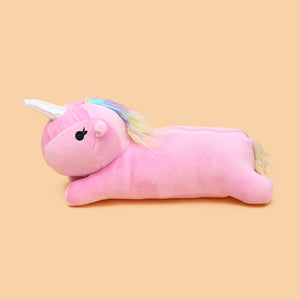 Unicorn Plush Pencil Case Makeup