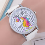 Delicate Unicorn Leather Watches
