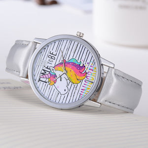 Delicate Unicorn Leather Watches