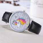 Delicate Unicorn Leather Watches