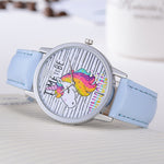 Delicate Unicorn Leather Watches