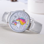 Delicate Unicorn Leather Watches