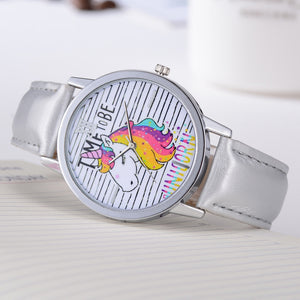 Delicate Unicorn Leather Watches