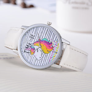 Delicate Unicorn Leather Watches