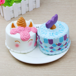 Cute Unicorn Cake Jumbo Squishy