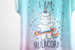 Unicorn Hulacorn Top Tee T-shirt