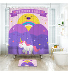 Unicorn Kids Shower Curtain