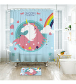 Unicorn Kids Shower Curtain