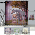 Unicorn Fantasy Bathroom Shower Curtain