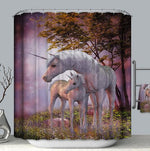 Unicorn Fantasy Bathroom Shower Curtain