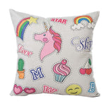 Unicorn Decorative Pillow Cover