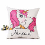 Unicorn Decorative Pillow Cover