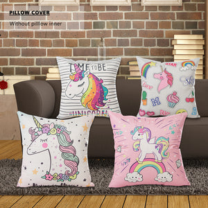 Unicorn Decorative Pillow Cover