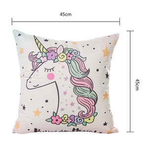 Unicorn Decorative Pillow Cover