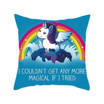 Kids at Heart Unicorn Rainbow Pillow Case